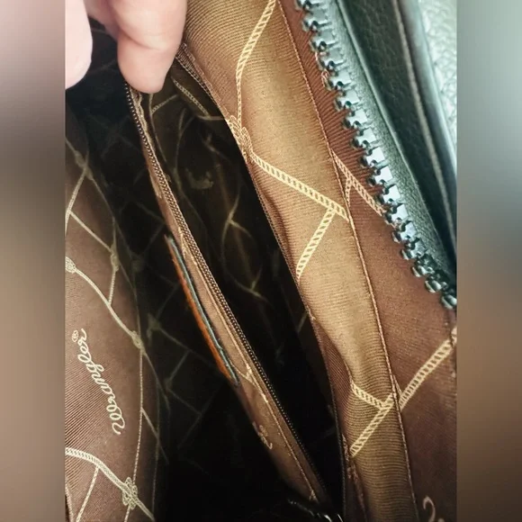 Stylish Gray Leather Tote Bag ,WRANGLER BRAND! - Picture 5 of 11